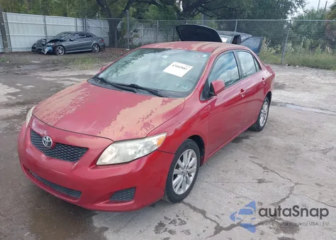 2009 Toyota Corolla Xle from USA, damaged, VIN JTDBL40E199043421